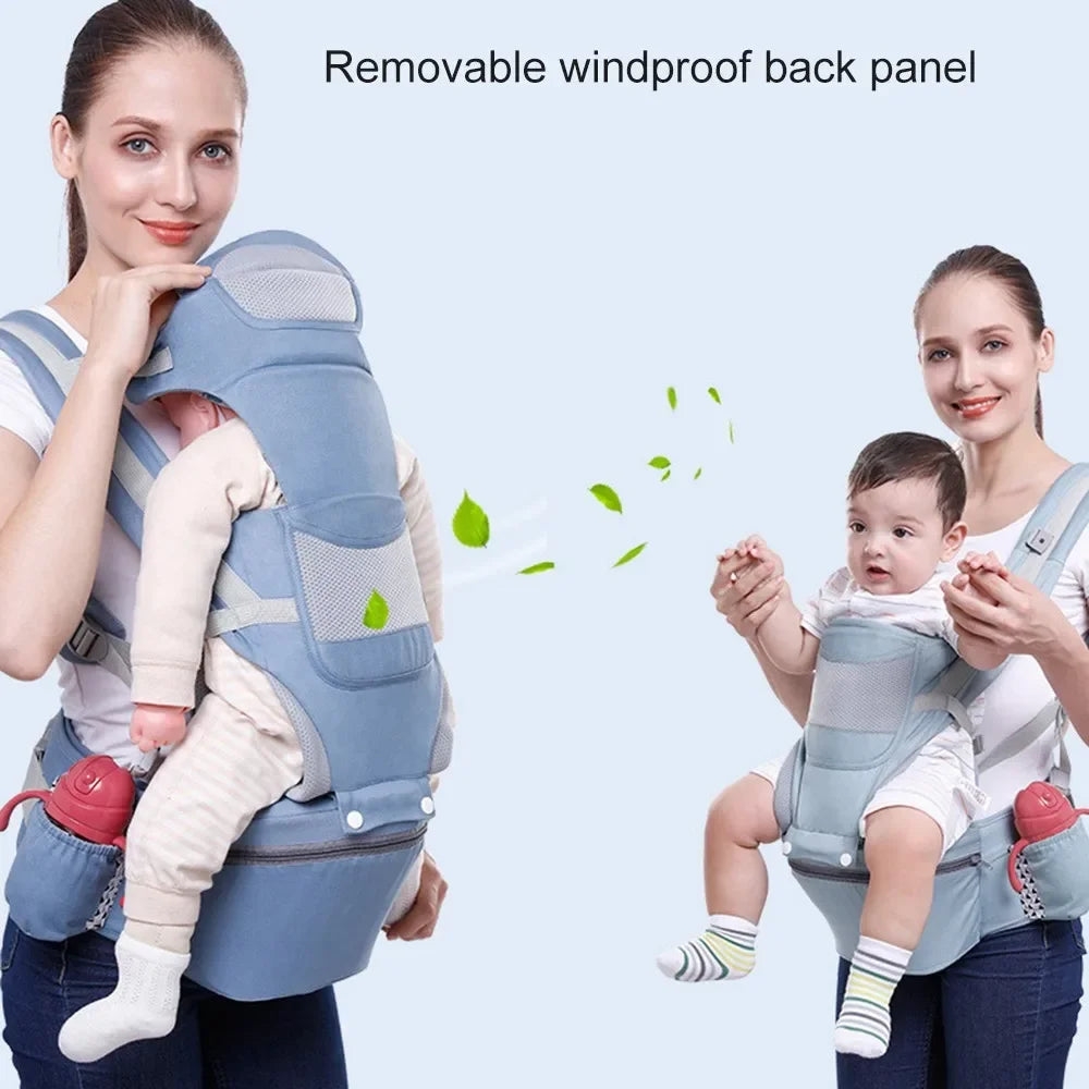 Ergonomic Baby Carrier with Hip Seat