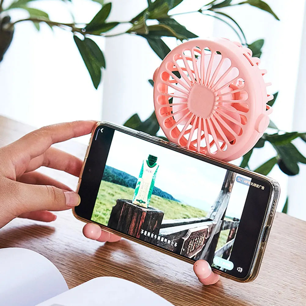 Portable Baby Stroller Fan with Flexible Tripod & USB Rechargeable Battery