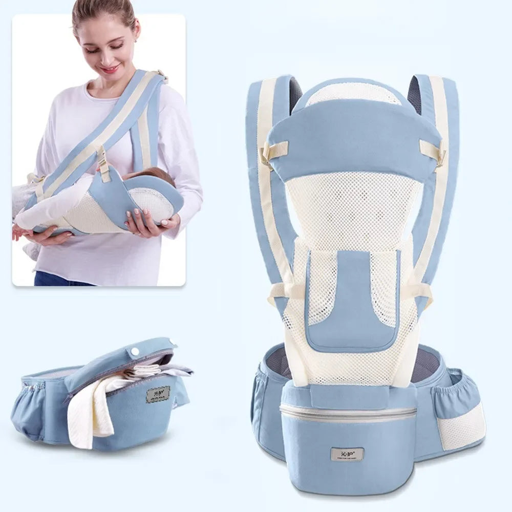 Ergonomic Baby Carrier with Hip Seat