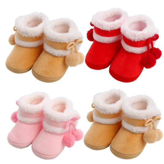 Pom Pom Baby Soft Warm Snow Boots