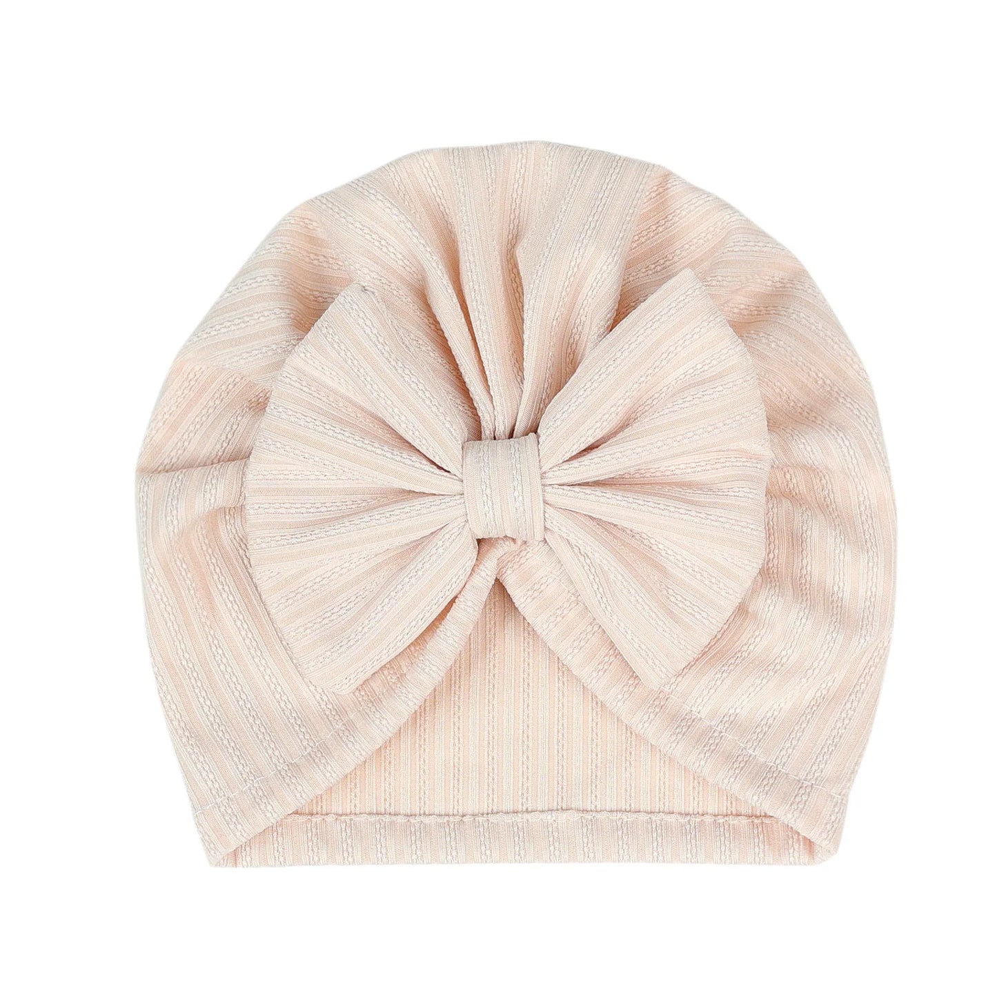 Cute Baby Bow Hat – Soft Turban Beanie for Newborns & Infants