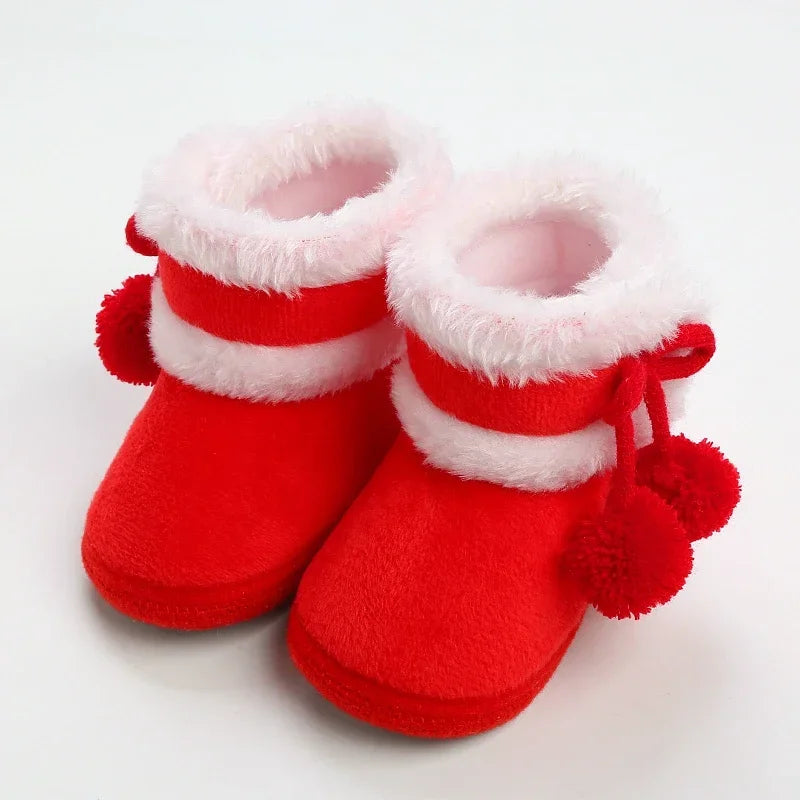 Pom Pom Baby Soft Warm Snow Boots