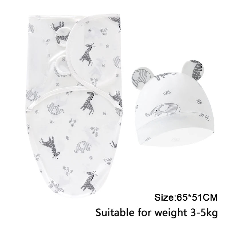 Newborn Swaddle & Hat Set