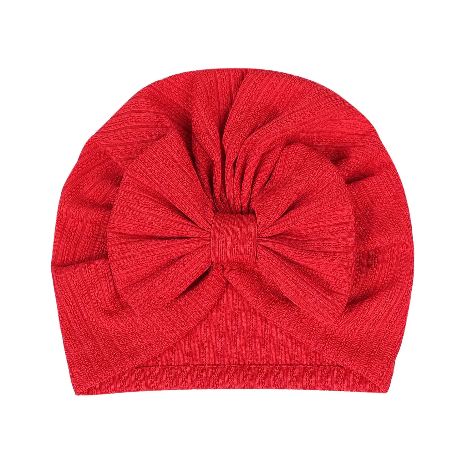 Cute Baby Bow Hat – Soft Turban Beanie for Newborns & Infants