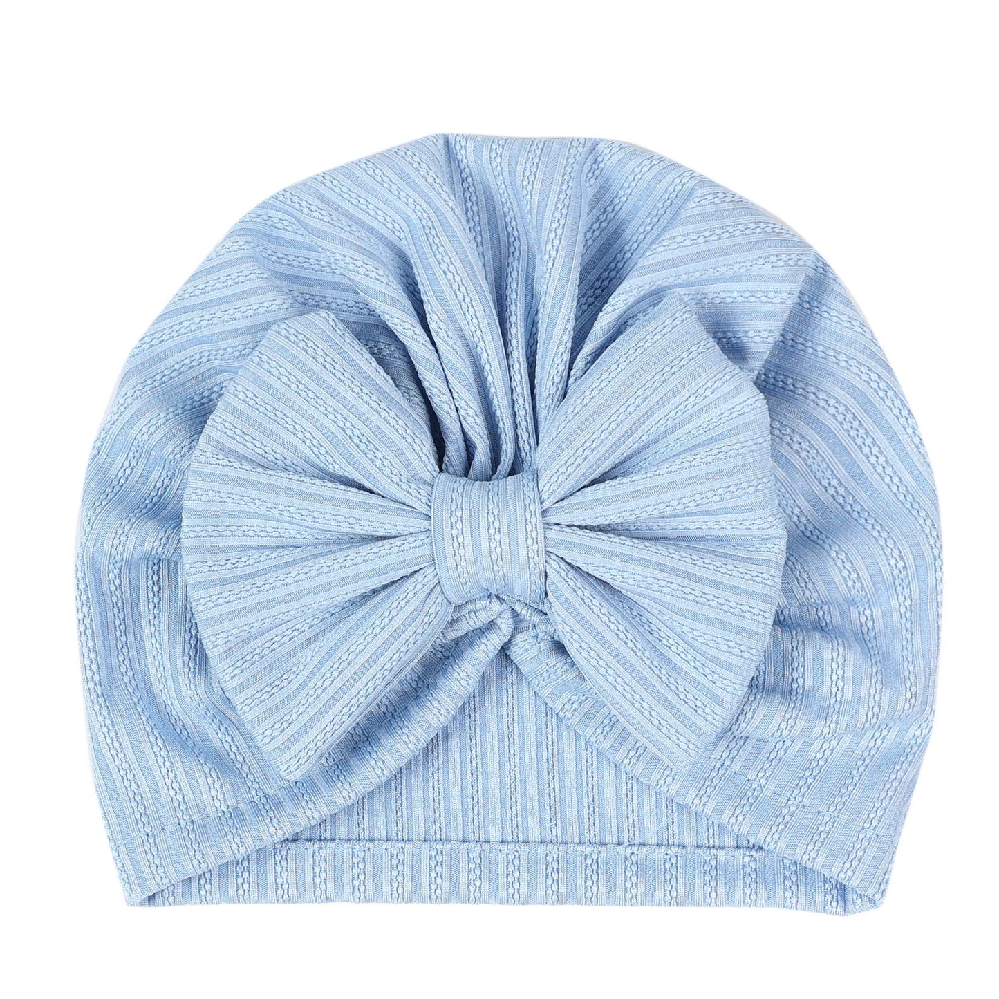 Cute Baby Bow Hat – Soft Turban Beanie for Newborns & Infants
