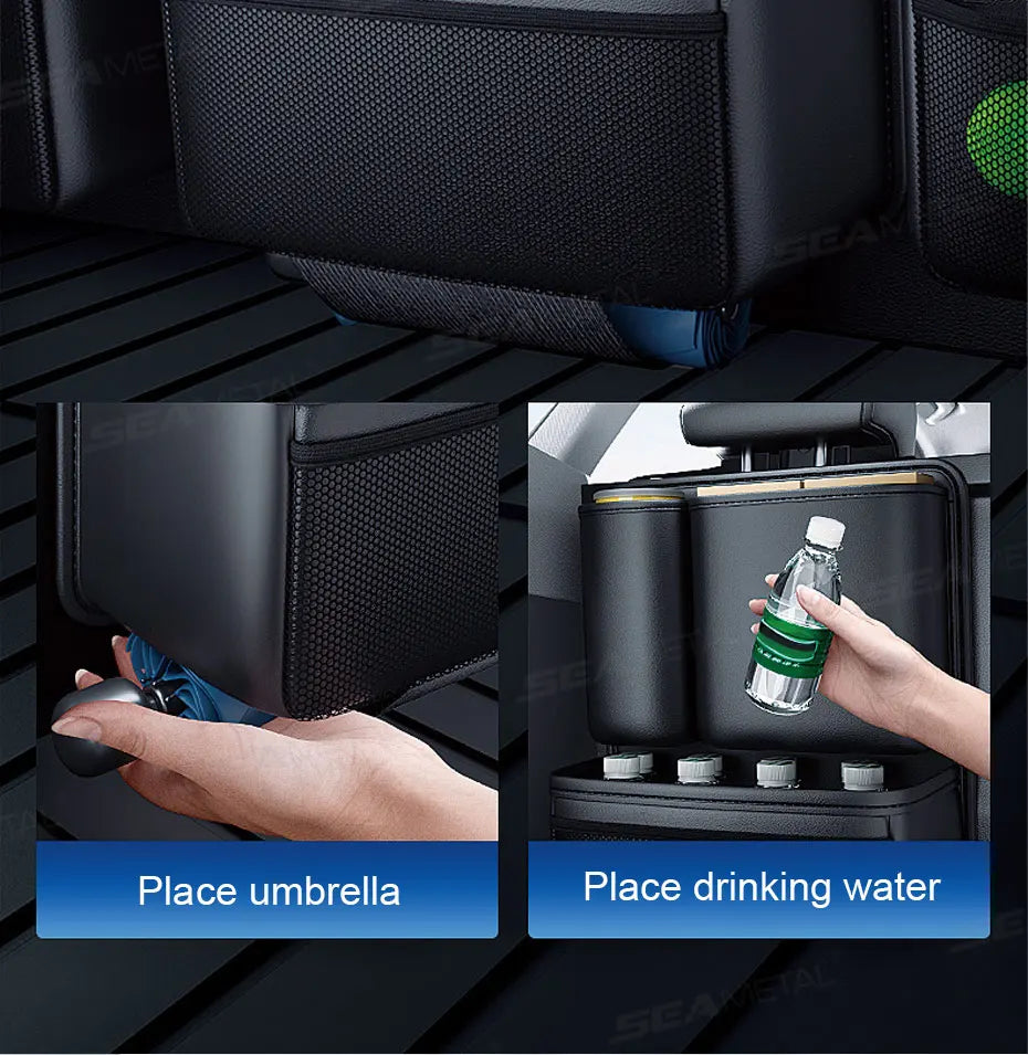 Leather Car Trunk Organizer