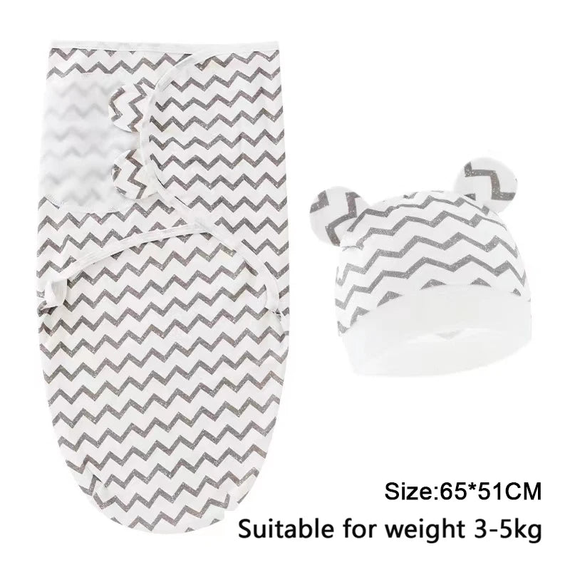 Newborn Swaddle & Hat Set