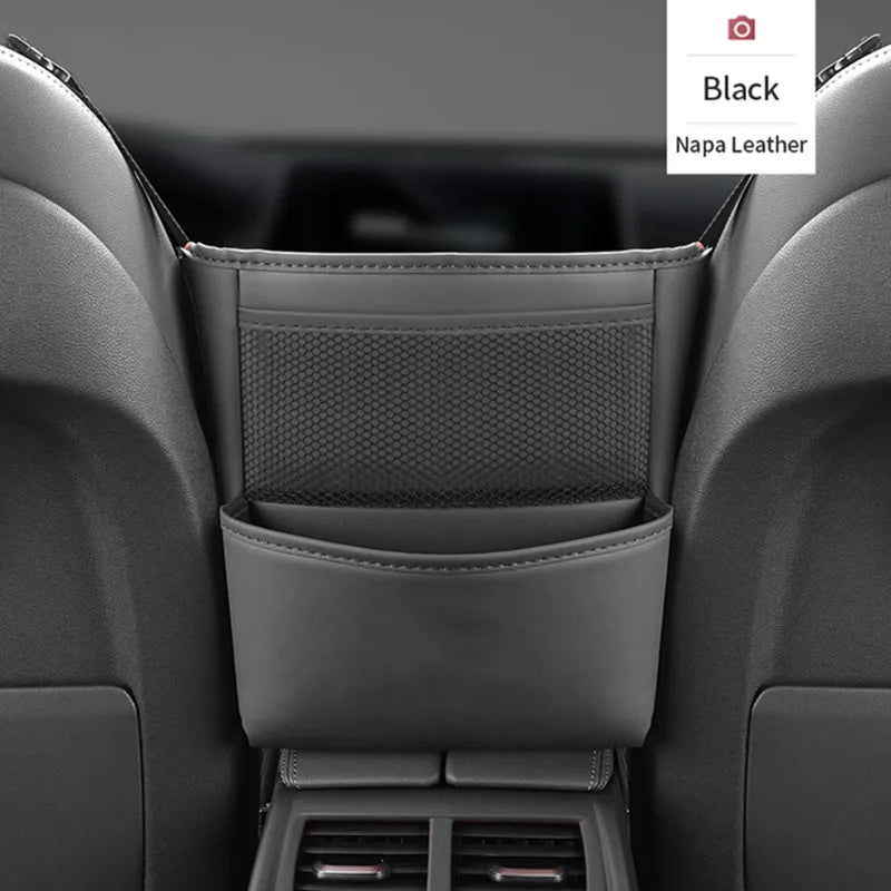 PU Leather Car Seat Organizer