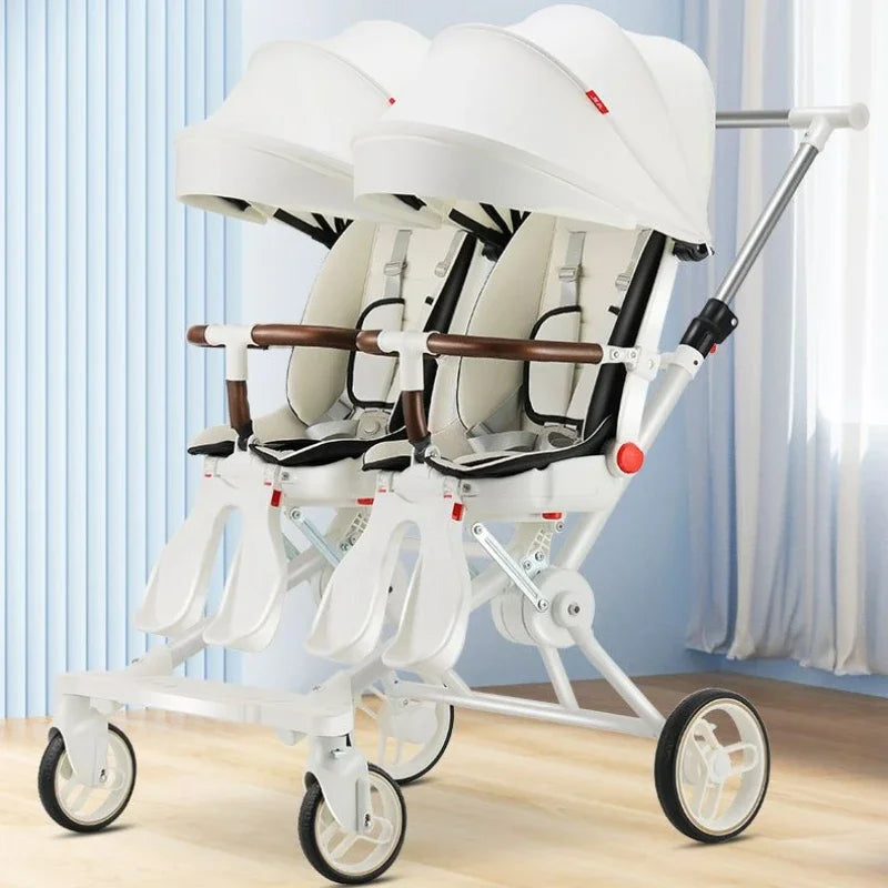 Foldable Twin Baby Stroller