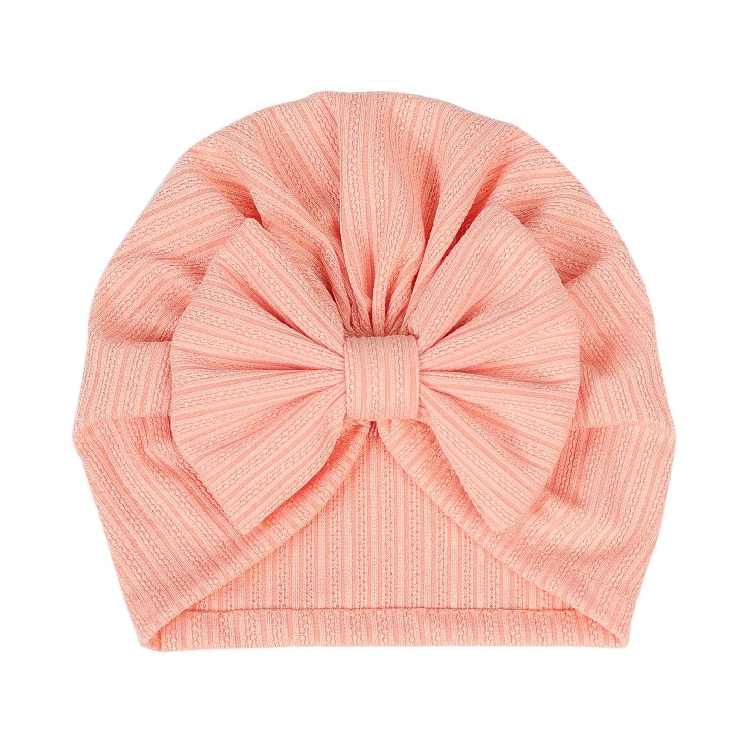 Cute Baby Bow Hat – Soft Turban Beanie for Newborns & Infants