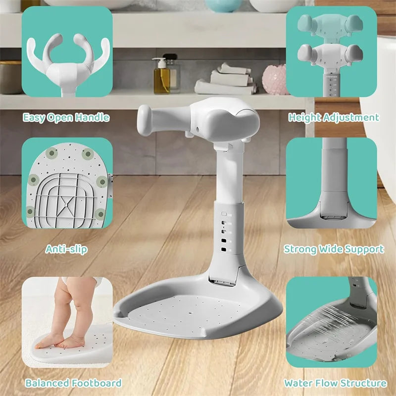 Foldable Baby Bath Stand – Anti-Slip Toddler Bath Support