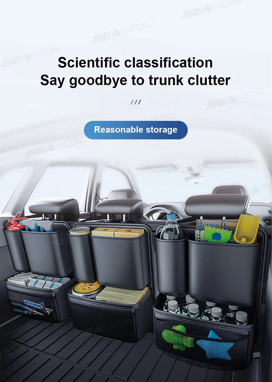 Leather Car Trunk Organizer