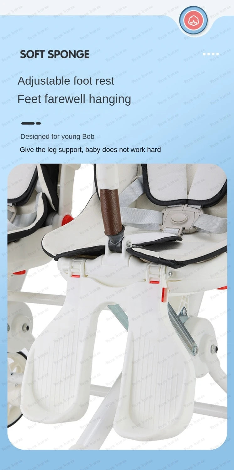 Foldable Twin Baby Stroller