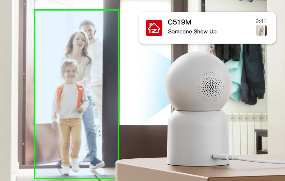 4MP Smart Baby Monitor Camera – Auto Tracking, WiFi, Video Call, Indoor HD