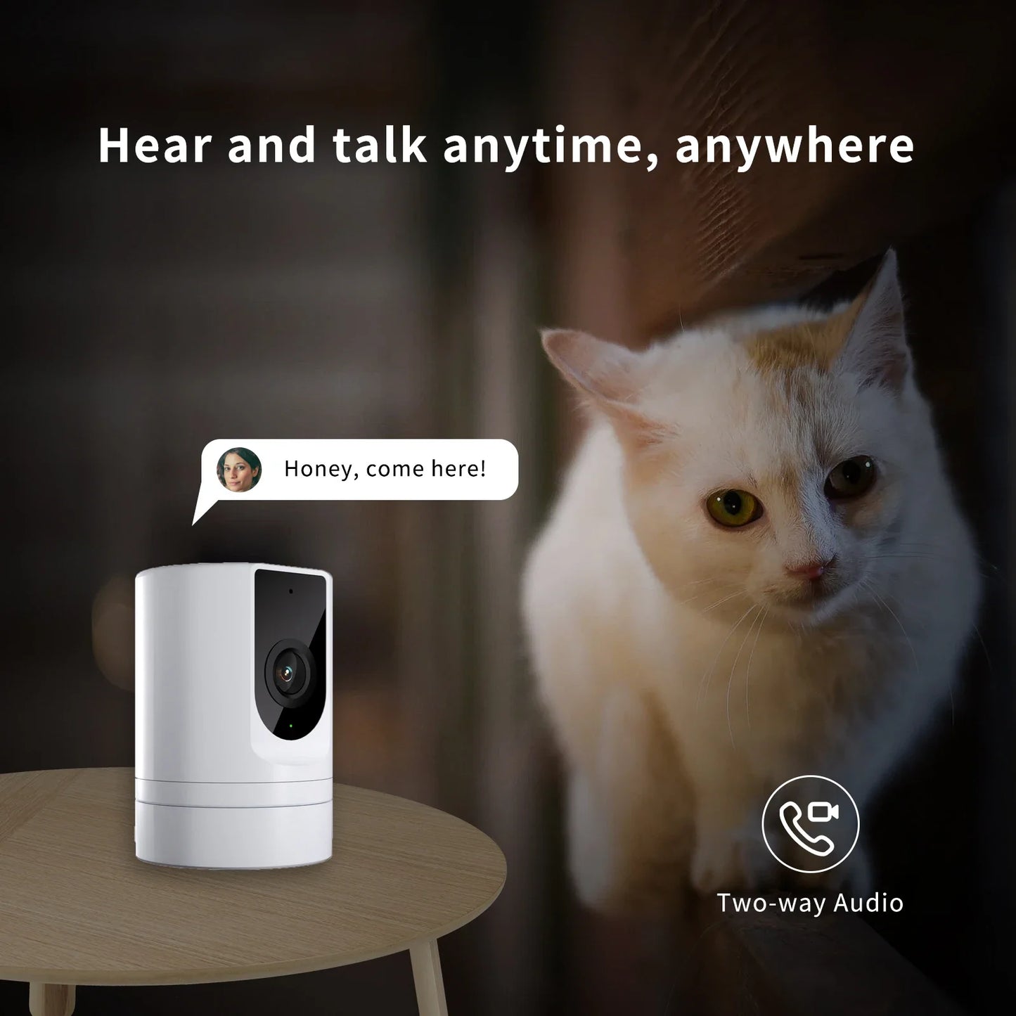 2-Pack 1080P Indoor Security Camera with App – Baby & Pet Monitor