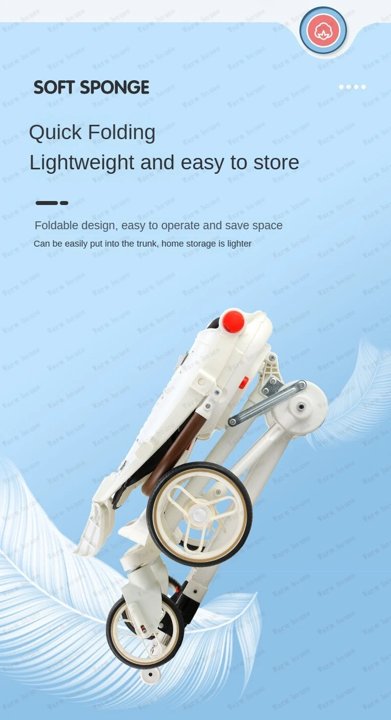 Foldable Twin Baby Stroller