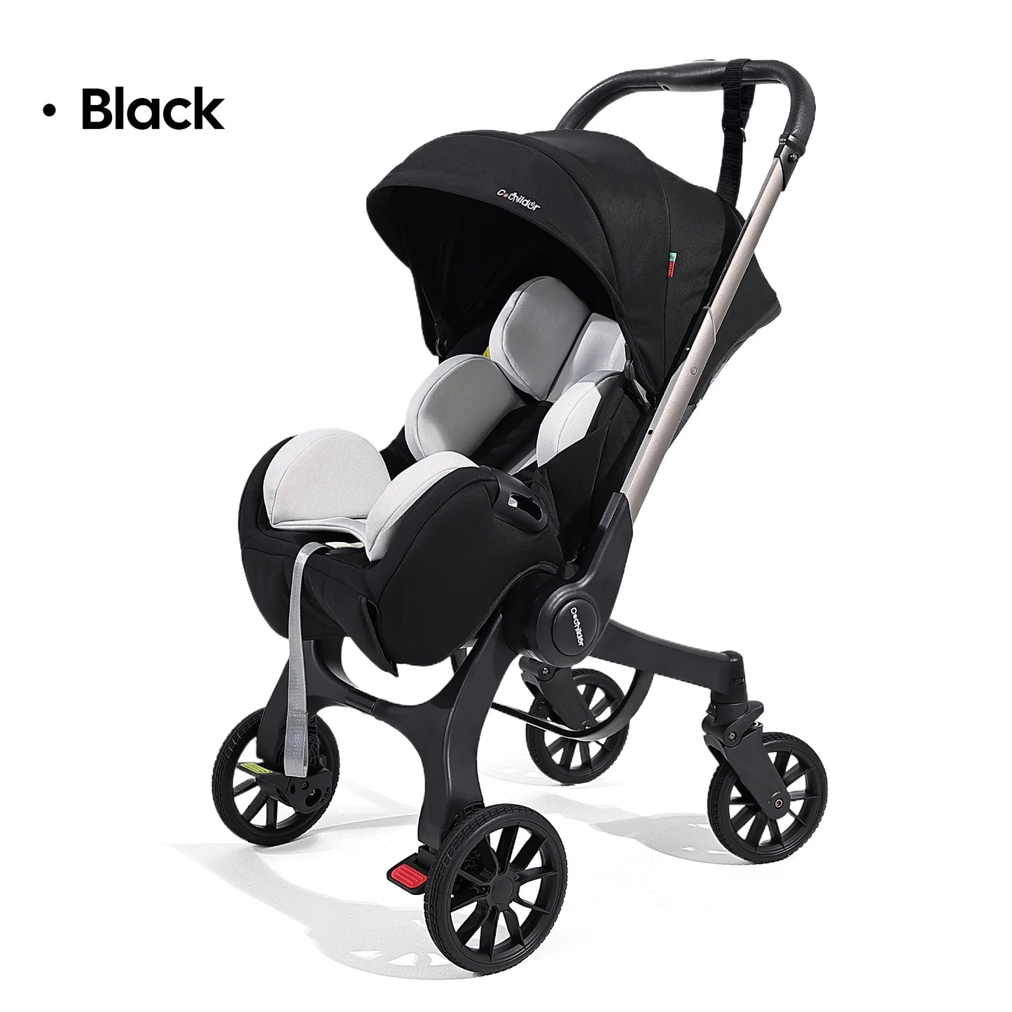 Luxury Foldable Baby Stroller – Reversible High View Newborn Pushchair
