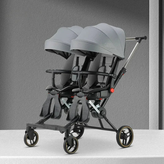 Foldable Twin Baby Stroller
