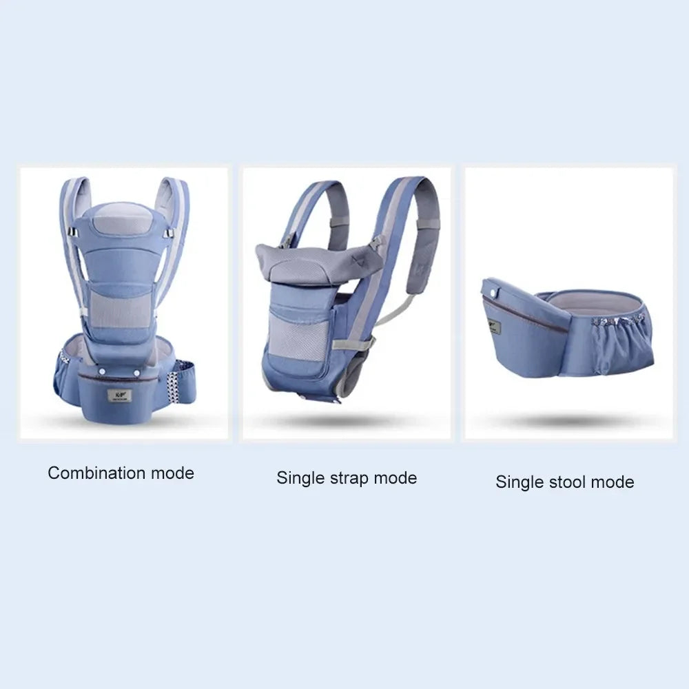 Ergonomic Baby Carrier with Hip Seat