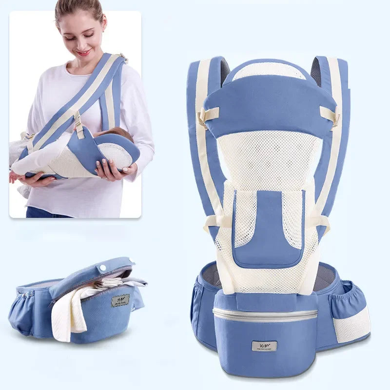 Ergonomic Baby Carrier with Hip Seat