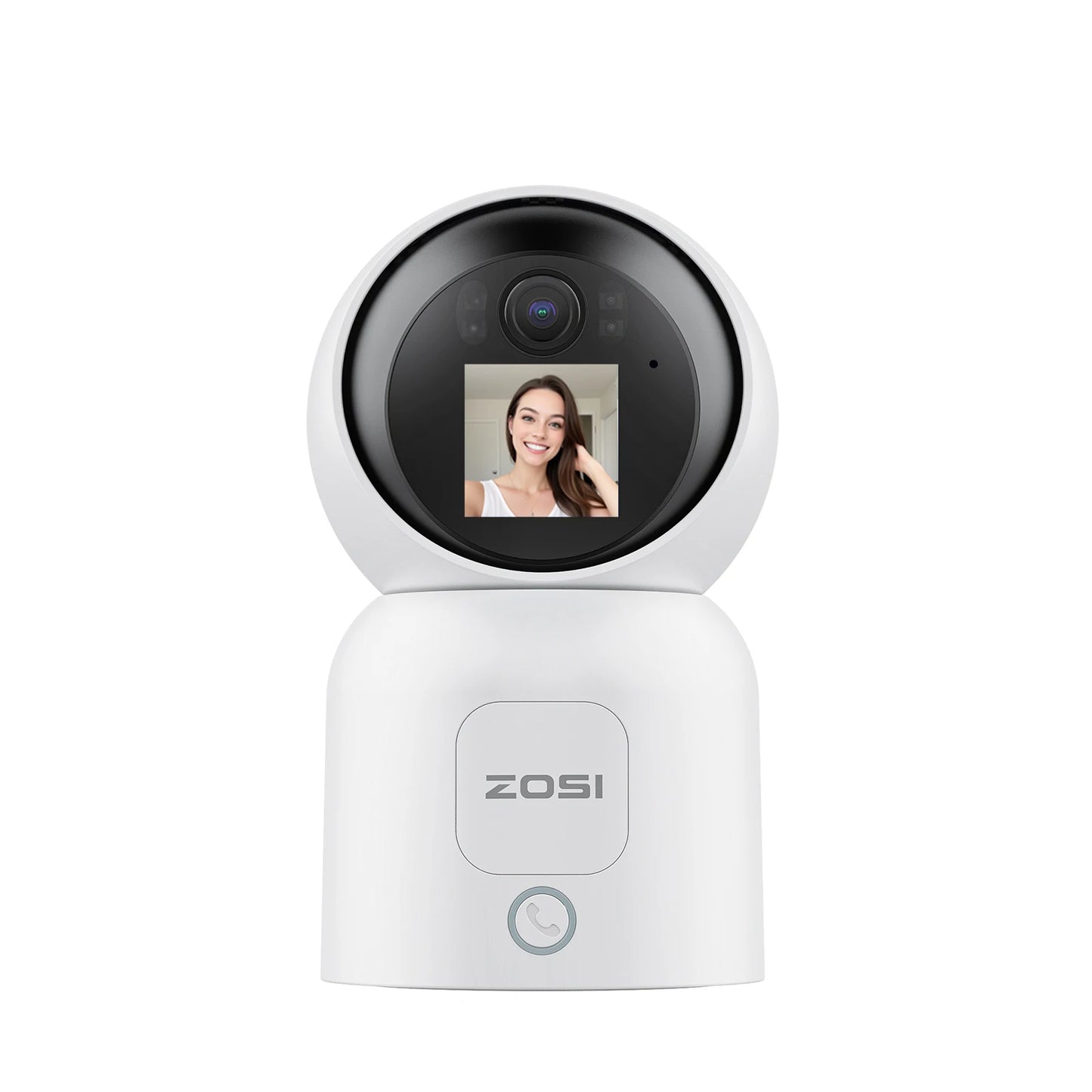 4MP Smart Baby Monitor Camera – Auto Tracking, WiFi, Video Call, Indoor HD