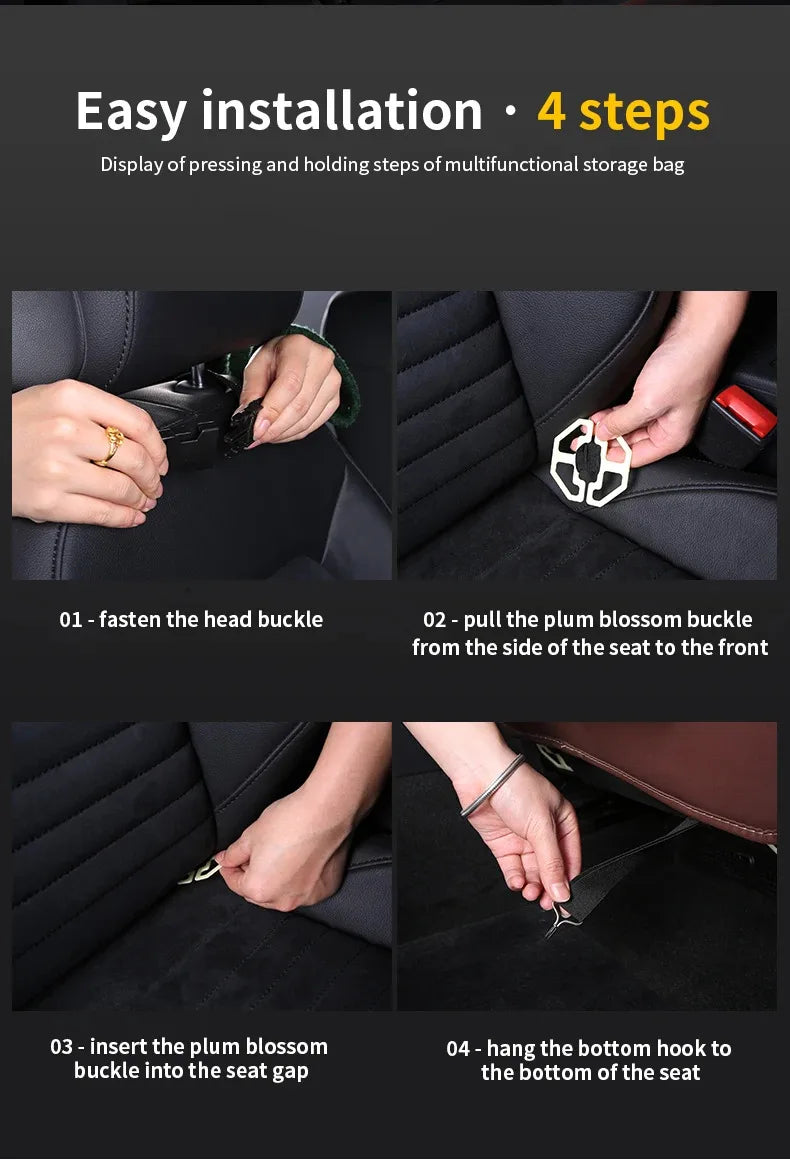 Car Back Seat Organizer