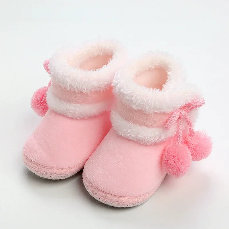 Pom Pom Baby Soft Warm Snow Boots