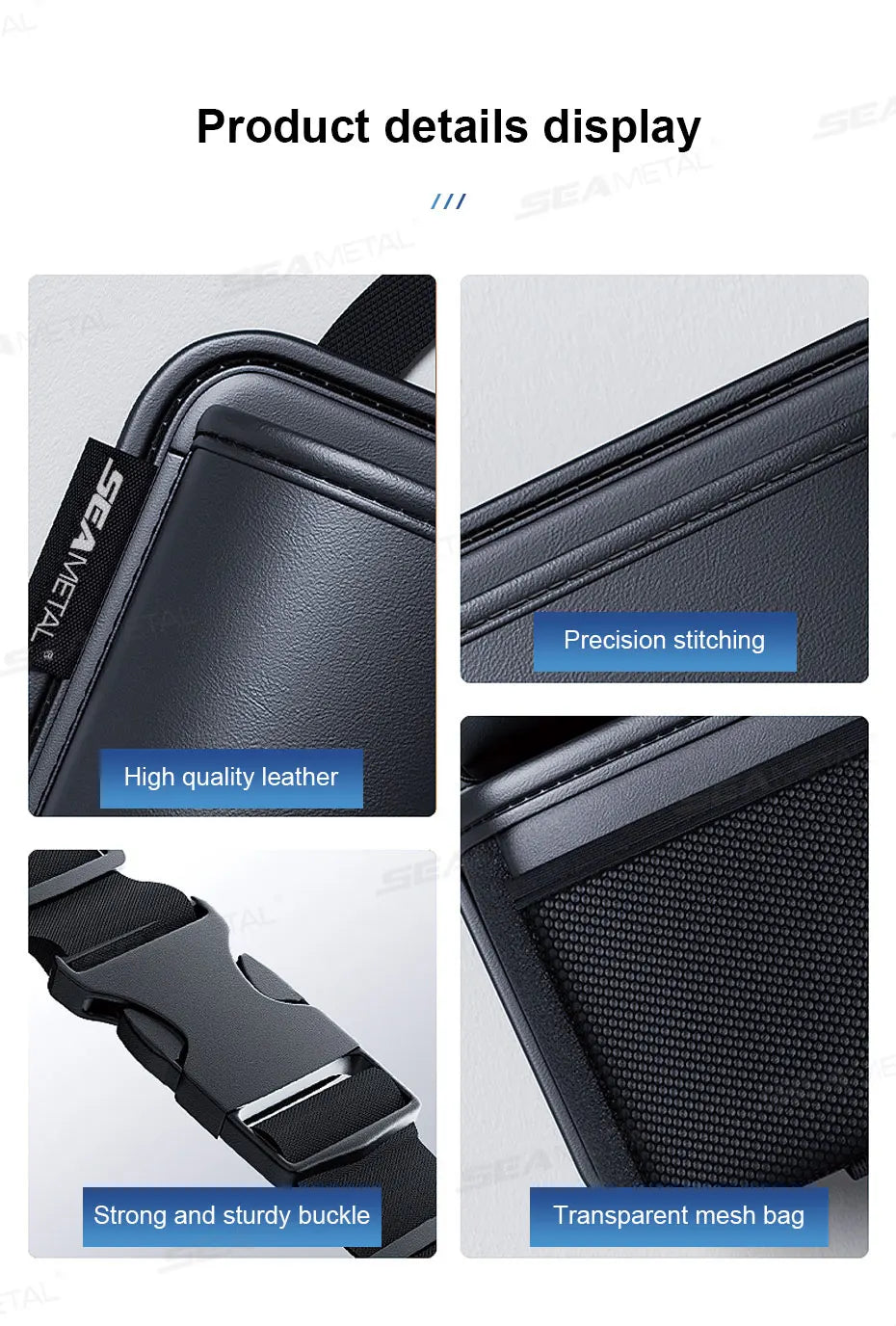 Leather Car Trunk Organizer