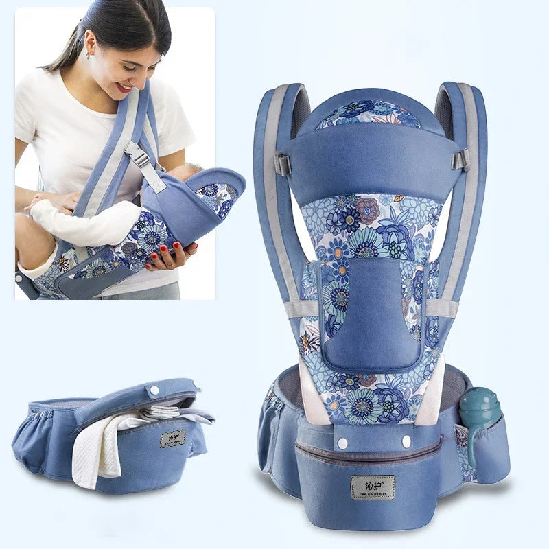 Ergonomic Baby Carrier with Hip Seat