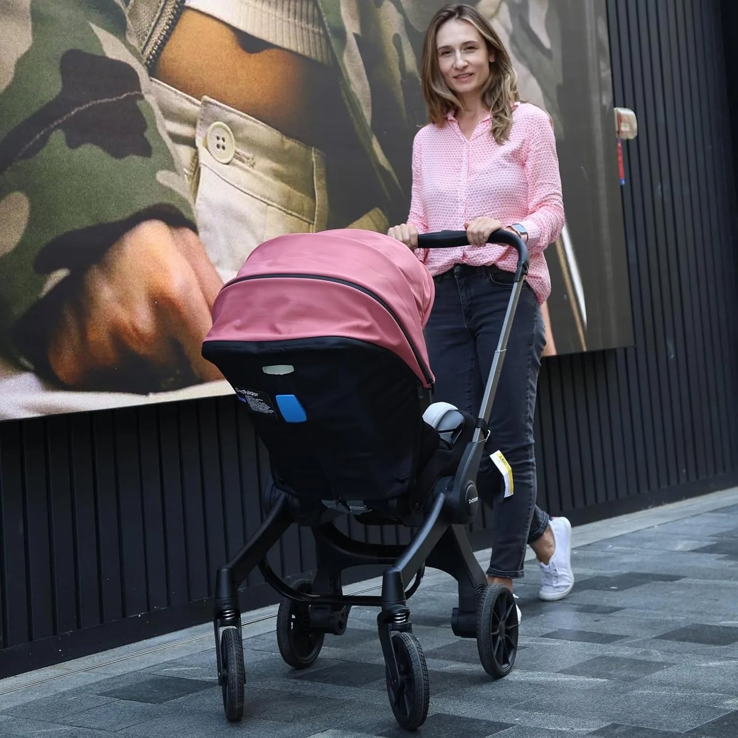 Luxury Foldable Baby Stroller – Reversible High View Newborn Pushchair