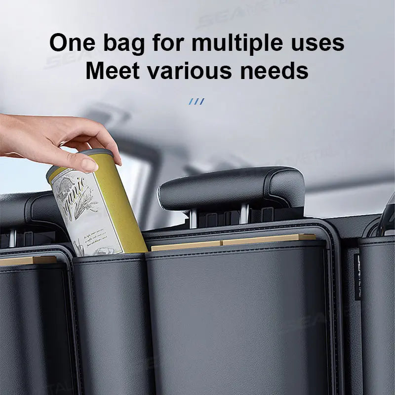 Leather Car Trunk Organizer