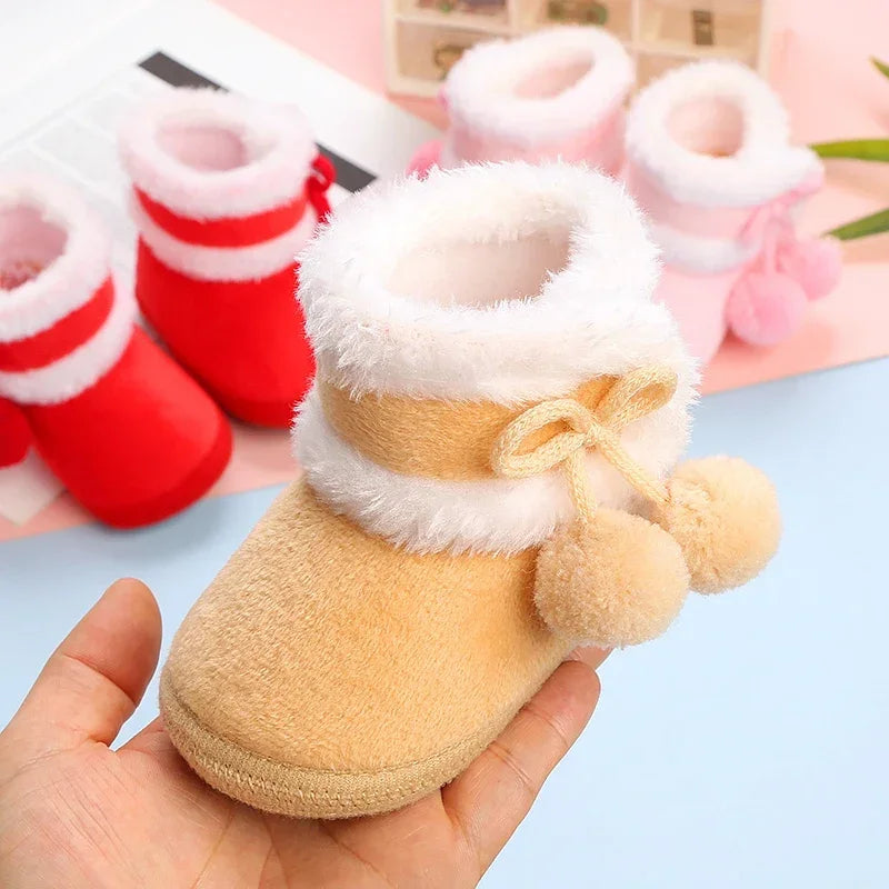 Pom Pom Baby Soft Warm Snow Boots