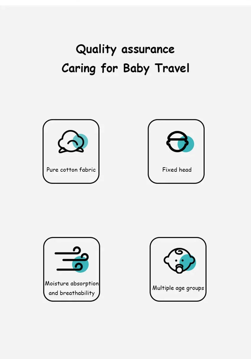 Kids Car Seat Head Support Strap