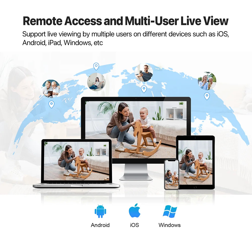 VStarCam 2MP Indoor Security Camera – Pan & Tilt, App Control, Baby & Pet Monitor