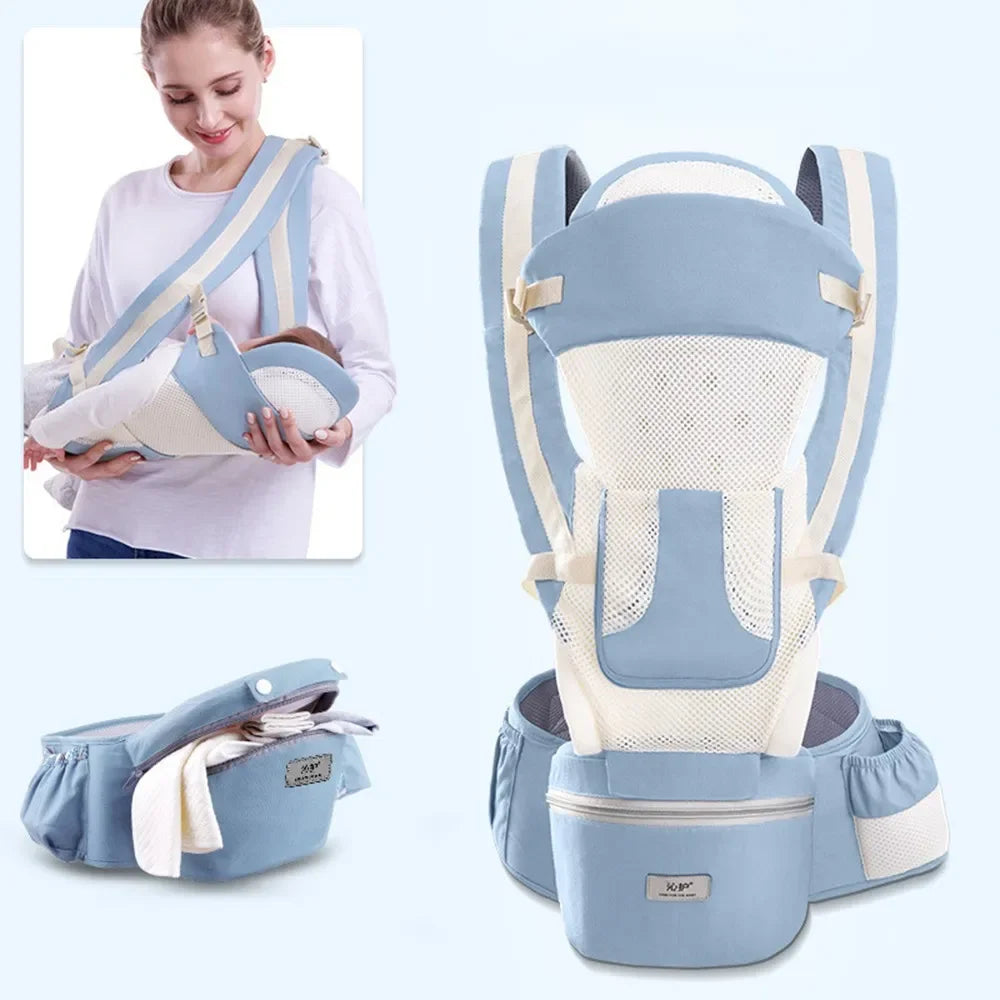 Ergonomic Baby Carrier with Hip Seat