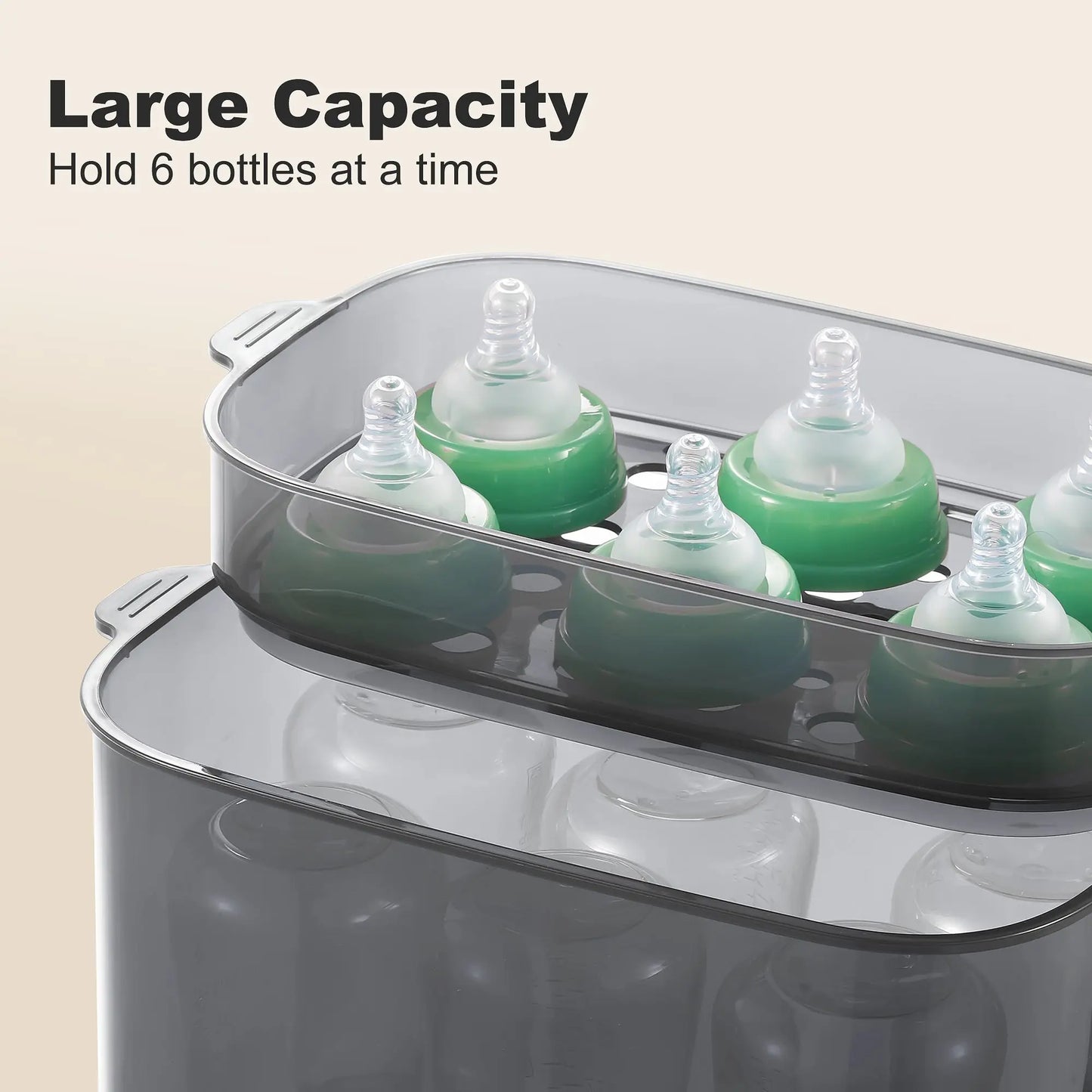 4-in-1 Baby Bottle Sterilizer & Dryer – Steam & LED Control