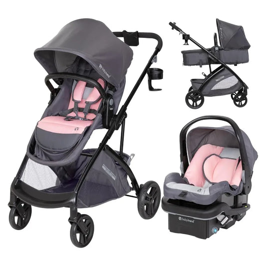 Tools.Passport® Switch 6-in-1 Modular Stroller Travel System with EZ-Lift™ PLUS Infant Car Seat, Dash Pink
