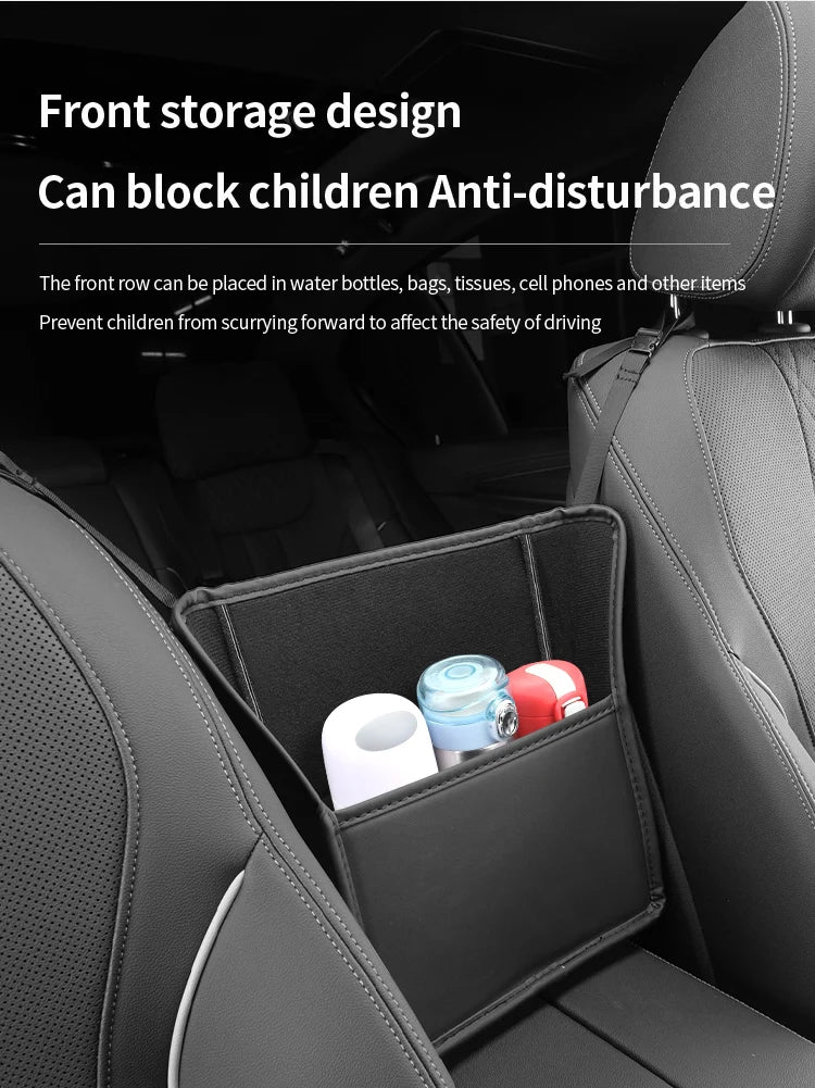 PU Leather Car Seat Organizer