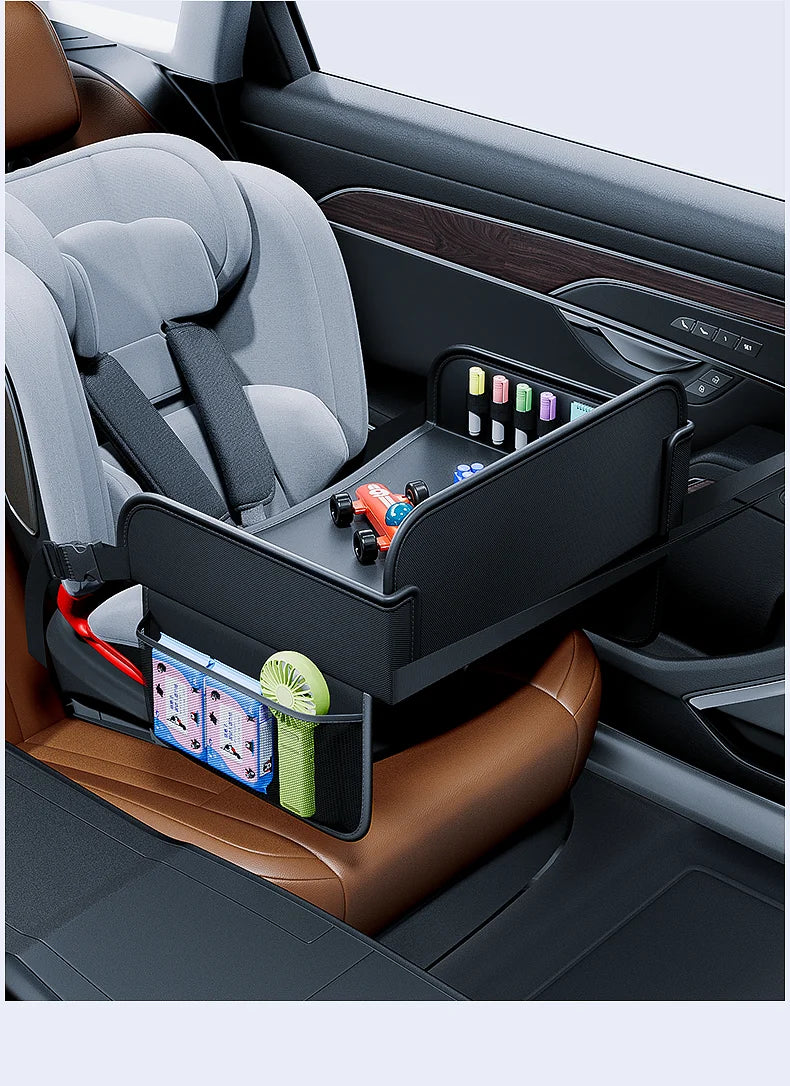 Kids Leather Backseat Travel Tray