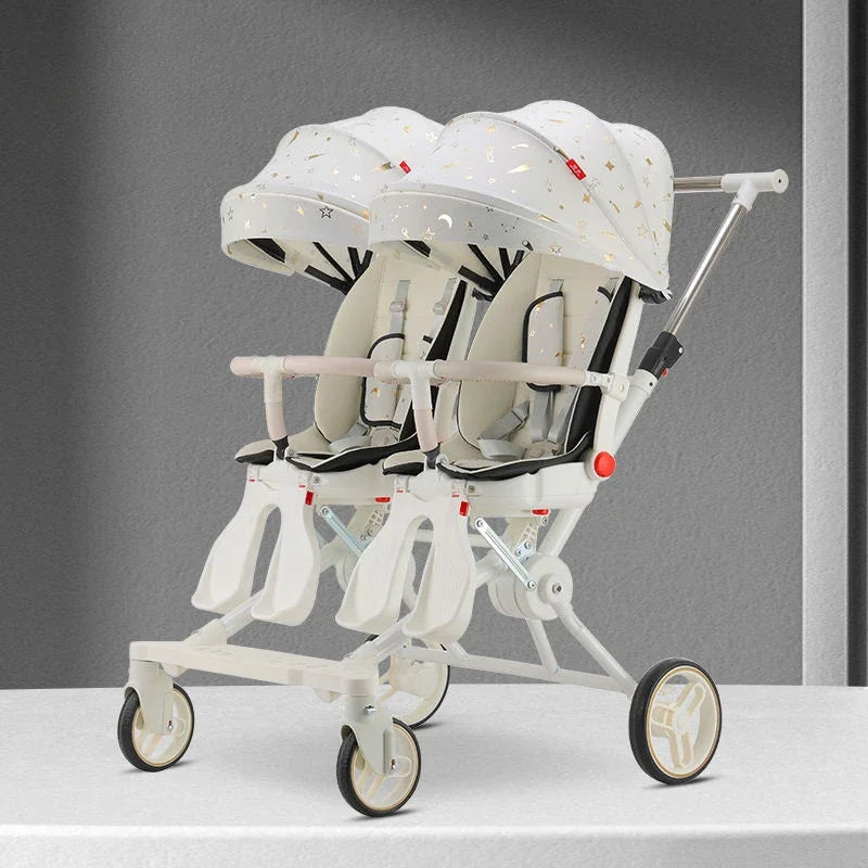 Foldable Twin Baby Stroller