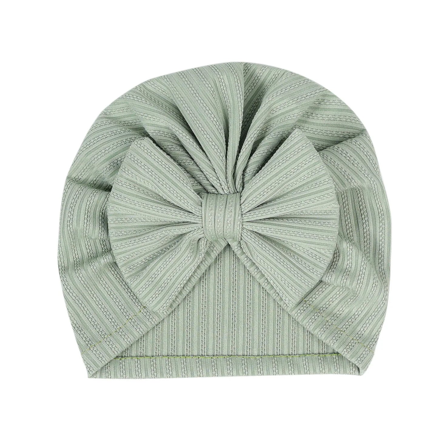 Cute Baby Bow Hat – Soft Turban Beanie for Newborns & Infants
