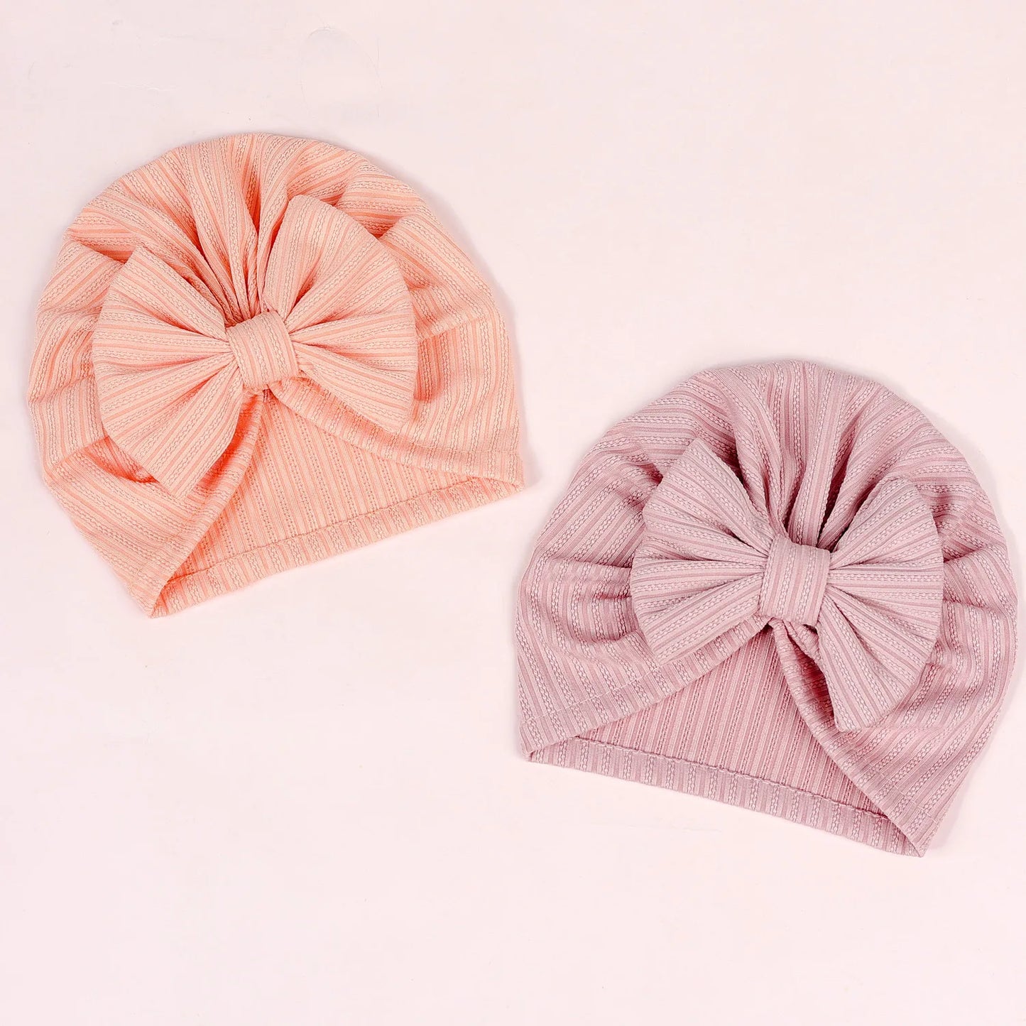 Cute Baby Bow Hat – Soft Turban Beanie for Newborns & Infants