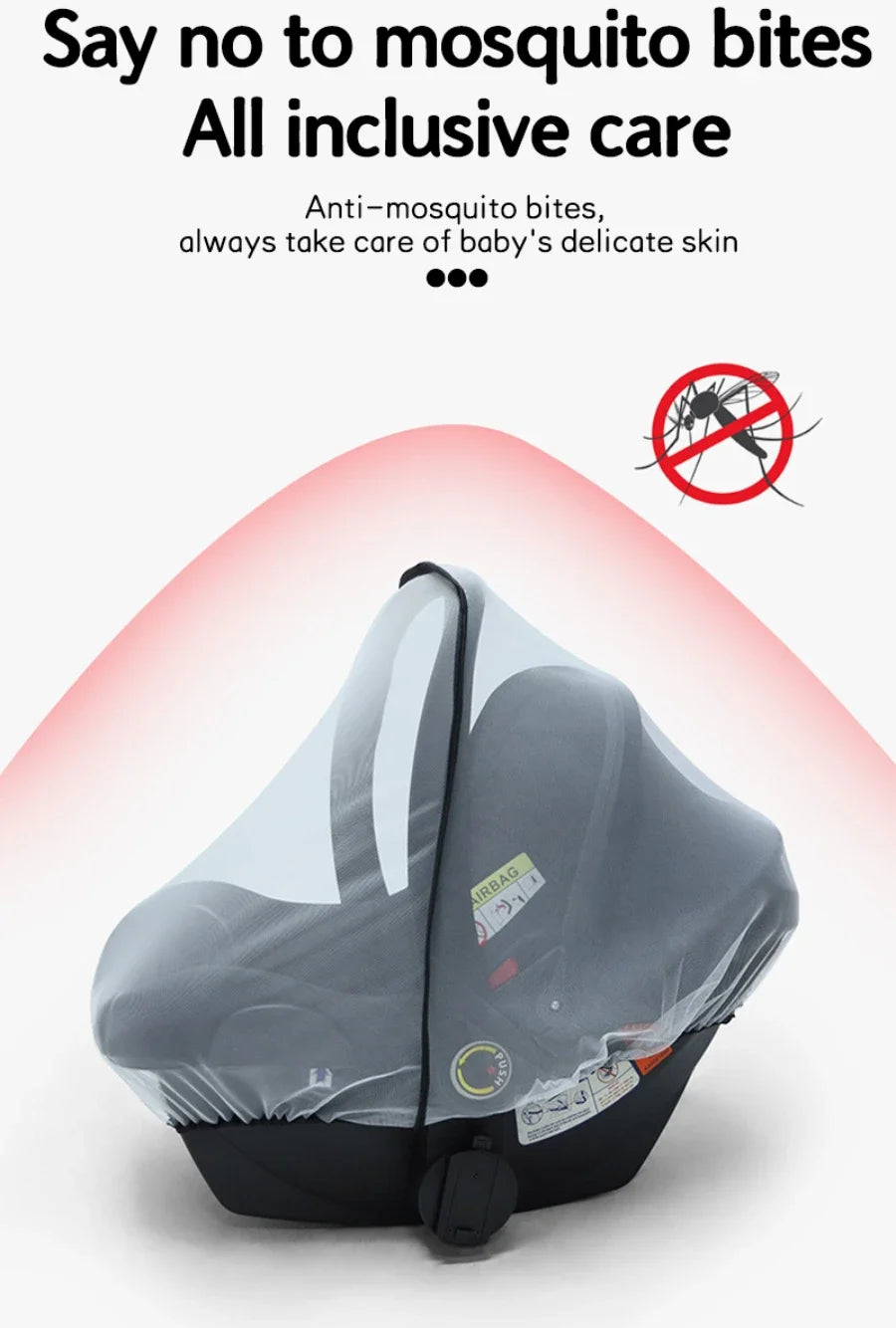Universal Baby Stroller & Car Seat Mosquito Net